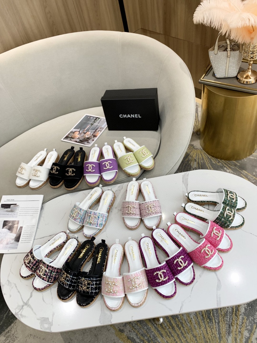 I0   Chanel 香奈儿女拖合集图