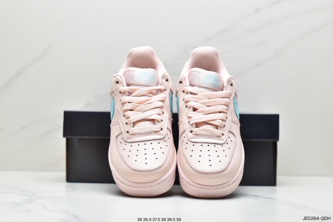 150 全新配色 女生专属！耐克/NIKE Air Force 1 AF1 空军一号解构版596728-020