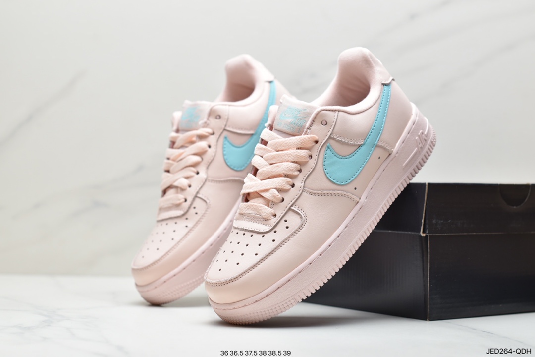 150 全新配色 女生专属！耐克/NIKE Air Force 1 AF1 空军一号解构版596728-020