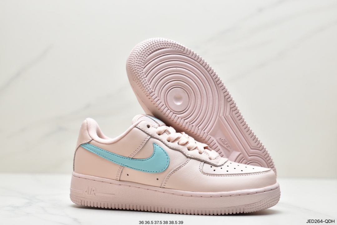150 全新配色 女生专属！耐克/NIKE Air Force 1 AF1 空军一号解构版596728-020