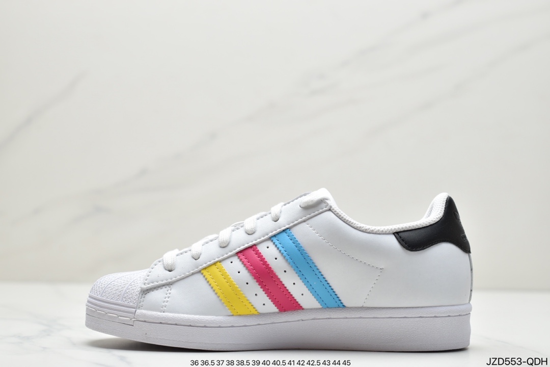 140 阿迪达斯官网三叶草贝壳头 SUPERSTAR PURE男女经典运动鞋FU9518