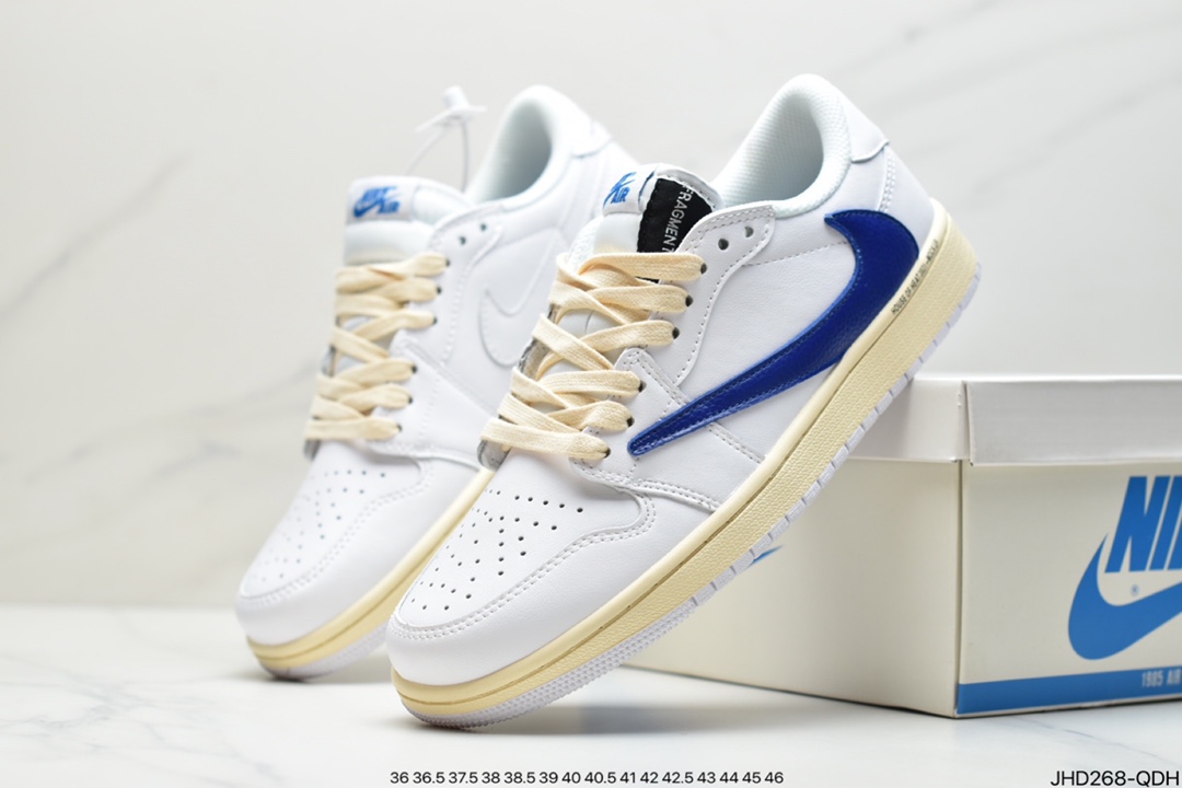 190 AJ1奶白卡其倒勾Travis Scott x Air Jordan 1 ” Reverse Mocha ” AJ1乔1 DM7866-162