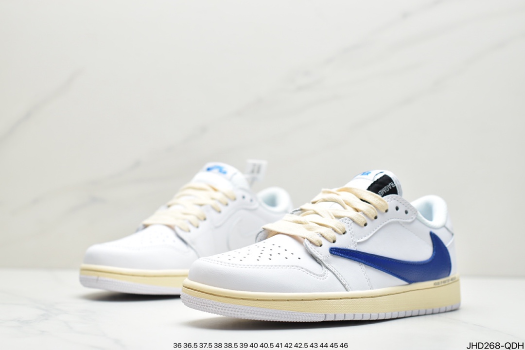 190 AJ1奶白卡其倒勾Travis Scott x Air Jordan 1 ” Reverse Mocha ” AJ1乔1 DM7866-162