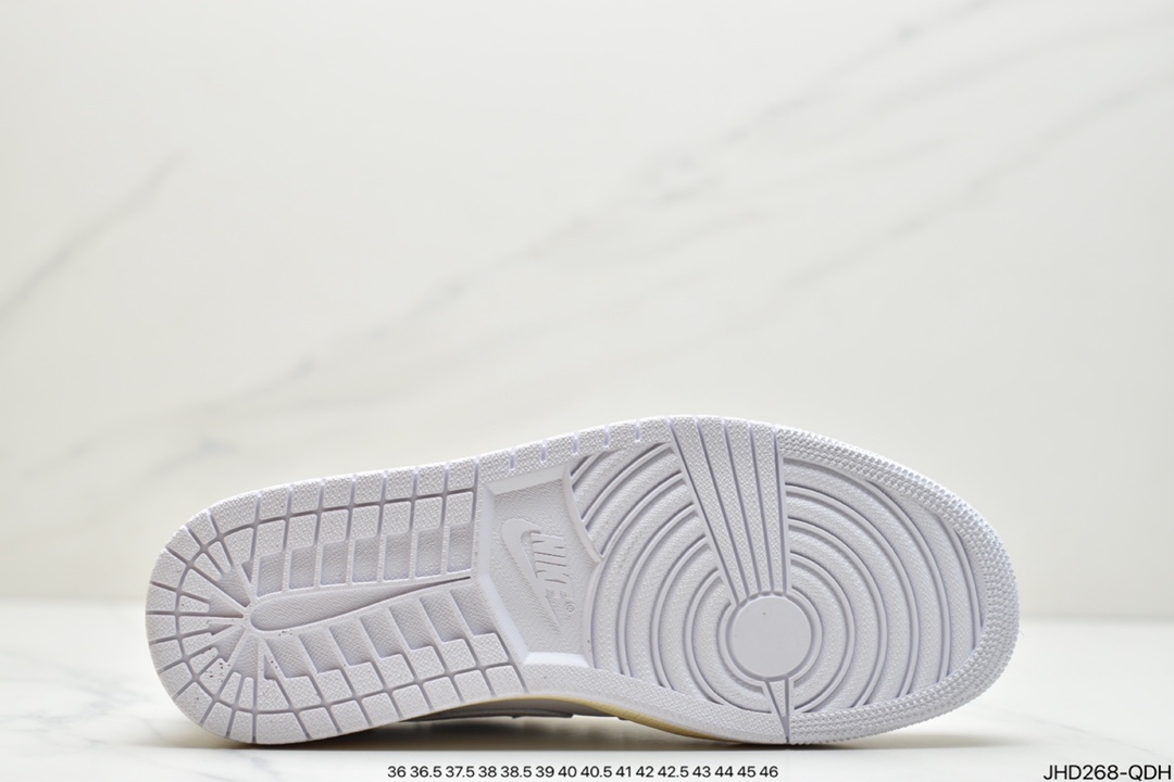 190 AJ1奶白卡其倒勾Travis Scott x Air Jordan 1 ” Reverse Mocha ” AJ1乔1 DM7866-162