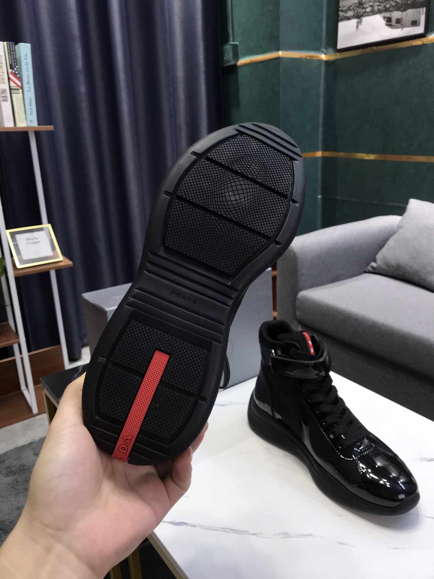 precio real 170 Prada / Prada 2023 deportes zapatos de los hombres de las marcas de gama alta, nuevo