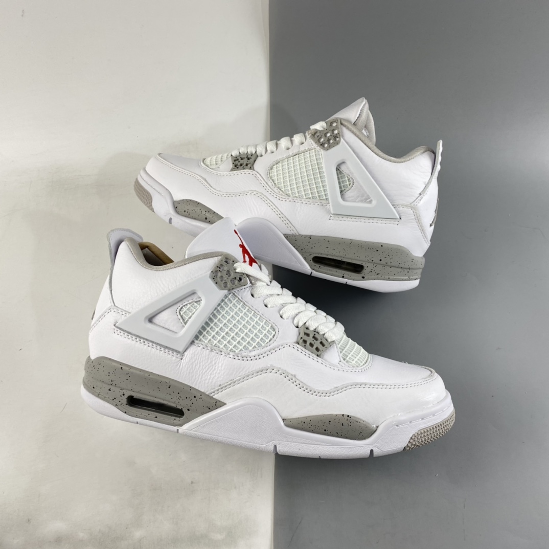 220  Air Jordan 4 Retro ”White Oreo”迈克尔·乔丹AJ4代中帮复古休闲运动文化篮球鞋“白奥利奥”CT8527-100