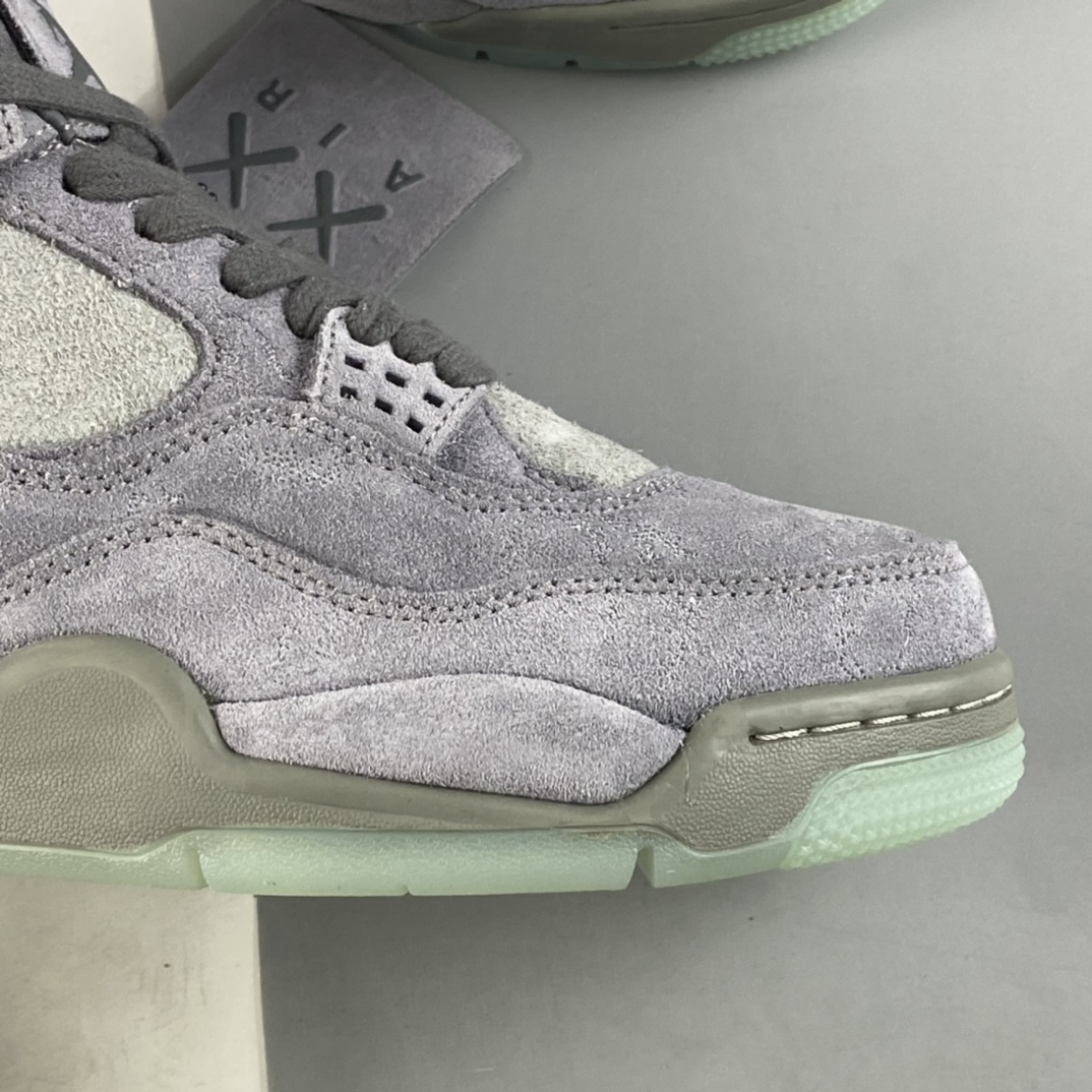 280  Air Jordan 4 Cool Grey AJ4 乔4酷灰麂皮夜光底篮球鞋 930155-003