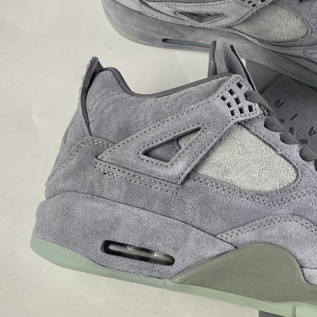 280  Air Jordan 4 Cool Grey AJ4 乔4酷灰麂皮夜光底篮球鞋 930155-003