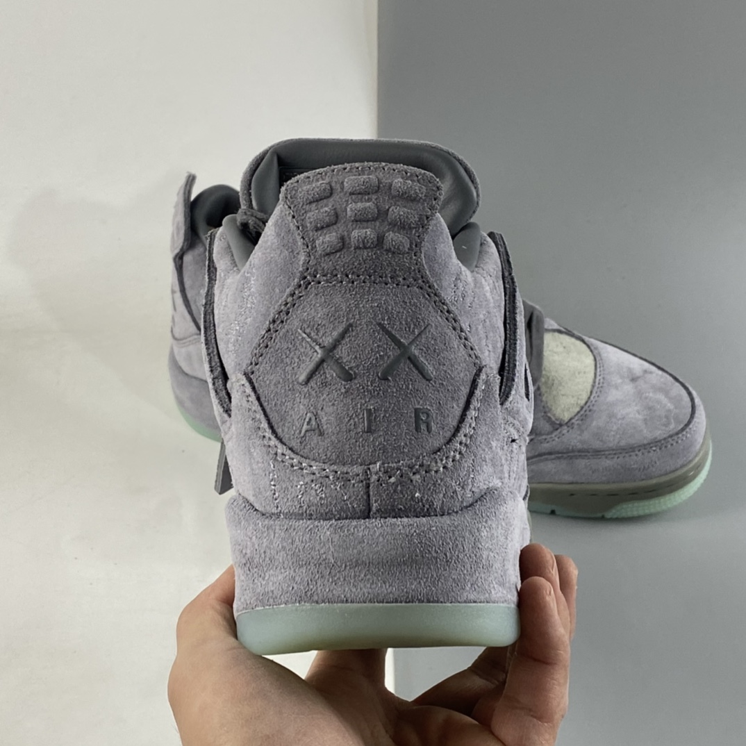 280  Air Jordan 4 Cool Grey AJ4 乔4酷灰麂皮夜光底篮球鞋 930155-003