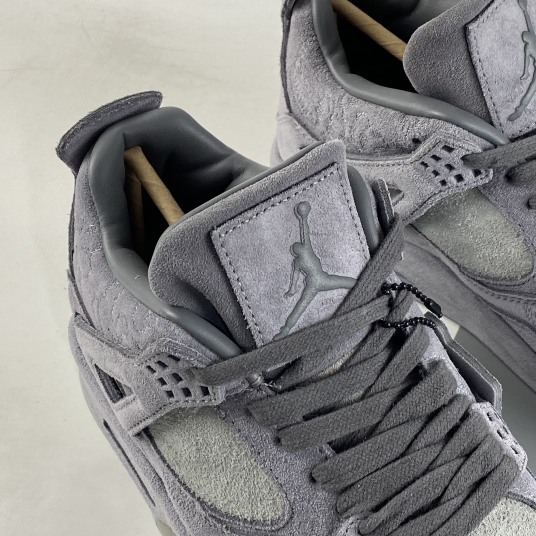 280  Air Jordan 4 Cool Grey AJ4 乔4酷灰麂皮夜光底篮球鞋 930155-003