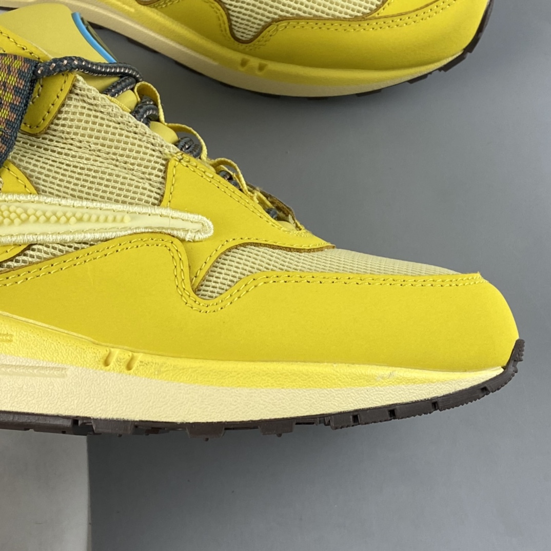 P180  Travis Scott x NIKE Air Max 1 ”Cactus Jack” 低帮复古百搭休闲运动慢跑鞋 DO9392-700
