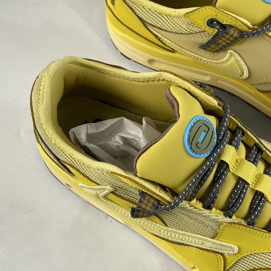 P180  Travis Scott x NIKE Air Max 1 ”Cactus Jack” 低帮复古百搭休闲运动慢跑鞋 DO9392-700