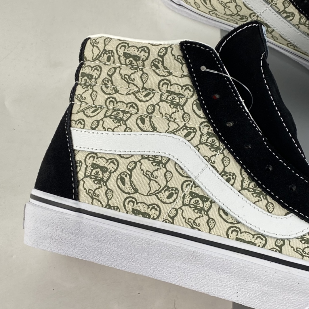 P160  Vans Sk8-Hi 万斯小熊饼干高帮休闲板鞋 VN0A4BV8BCM