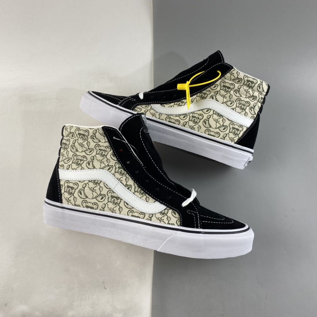 P160  Vans Sk8-Hi 万斯小熊饼干高帮休闲板鞋 VN0A4BV8BCM