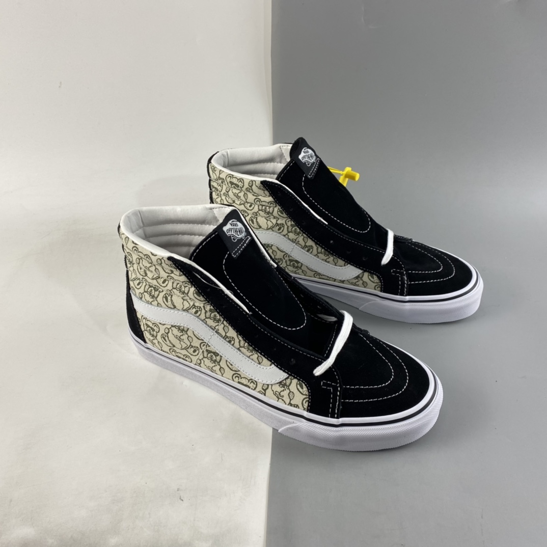 P160  Vans Sk8-Hi 万斯小熊饼干高帮休闲板鞋 VN0A4BV8BCM