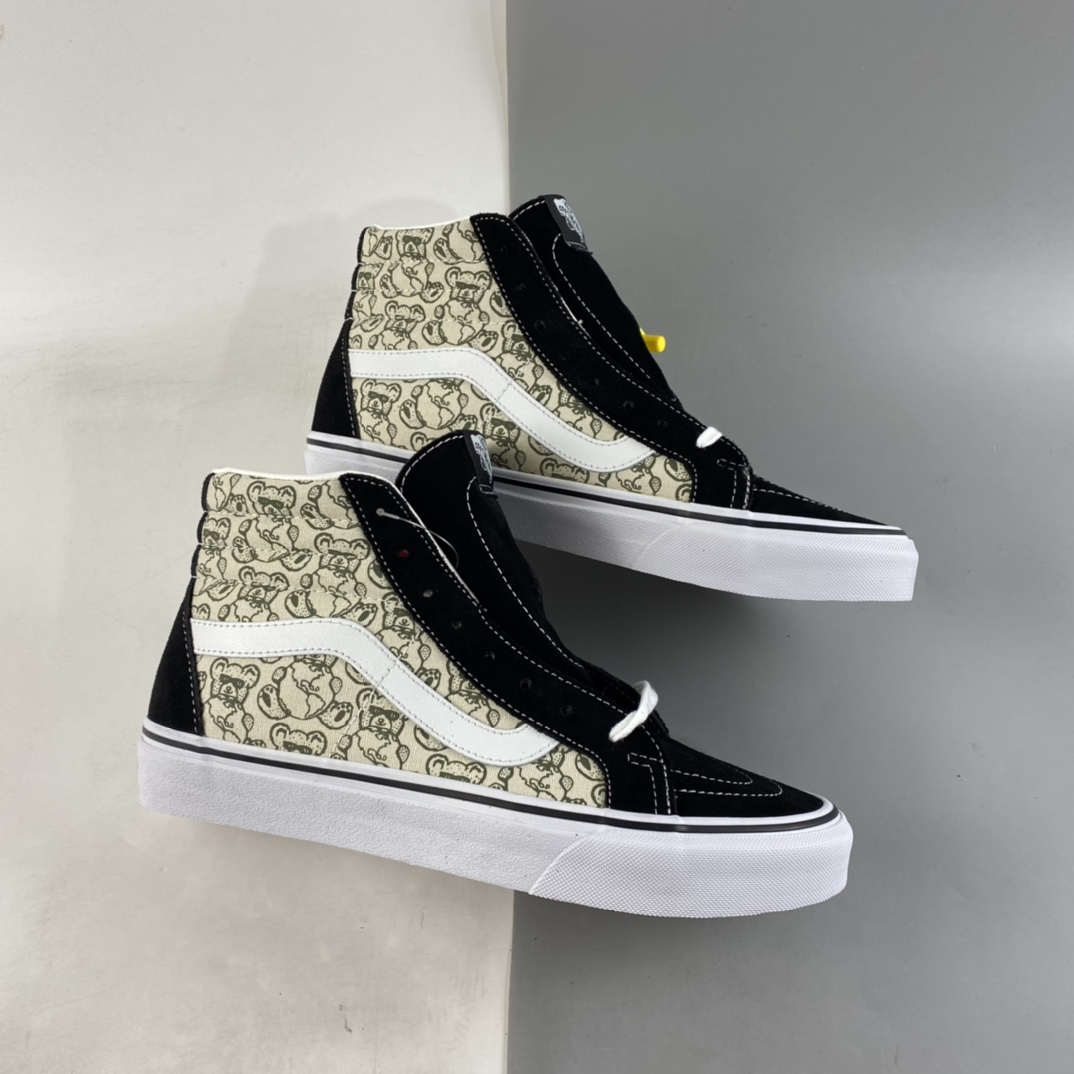 P160  Vans Sk8-Hi 万斯小熊饼干高帮休闲板鞋 VN0A4BV8BCM