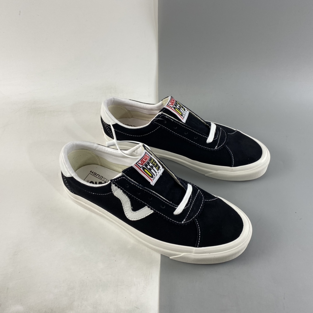 P150  Vans Sport 73 Dx 陈飞宇同款 安纳海姆经典黑白帆布复古低帮休闲板鞋 VN0A3WLQUL1