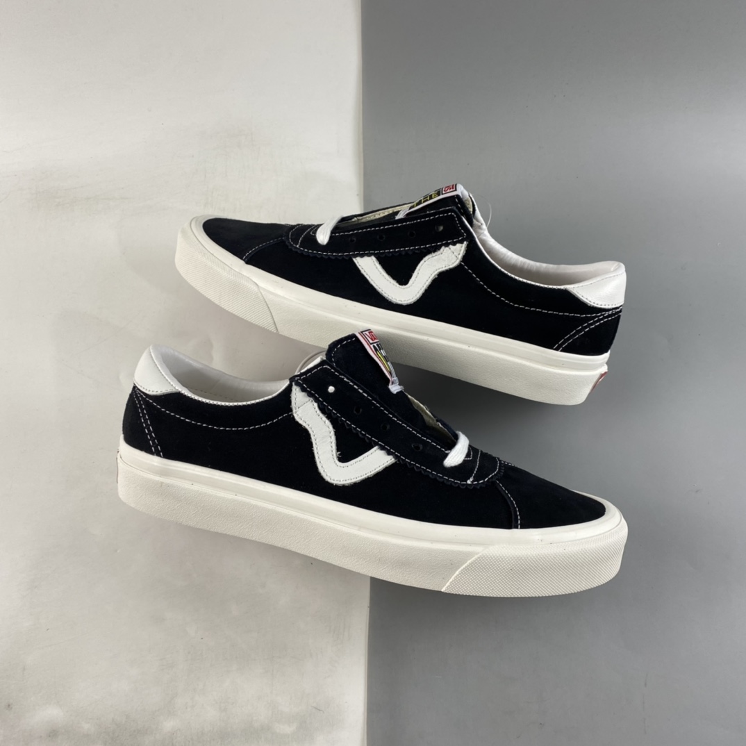 P150  Vans Sport 73 Dx 陈飞宇同款 安纳海姆经典黑白帆布复古低帮休闲板鞋 VN0A3WLQUL1