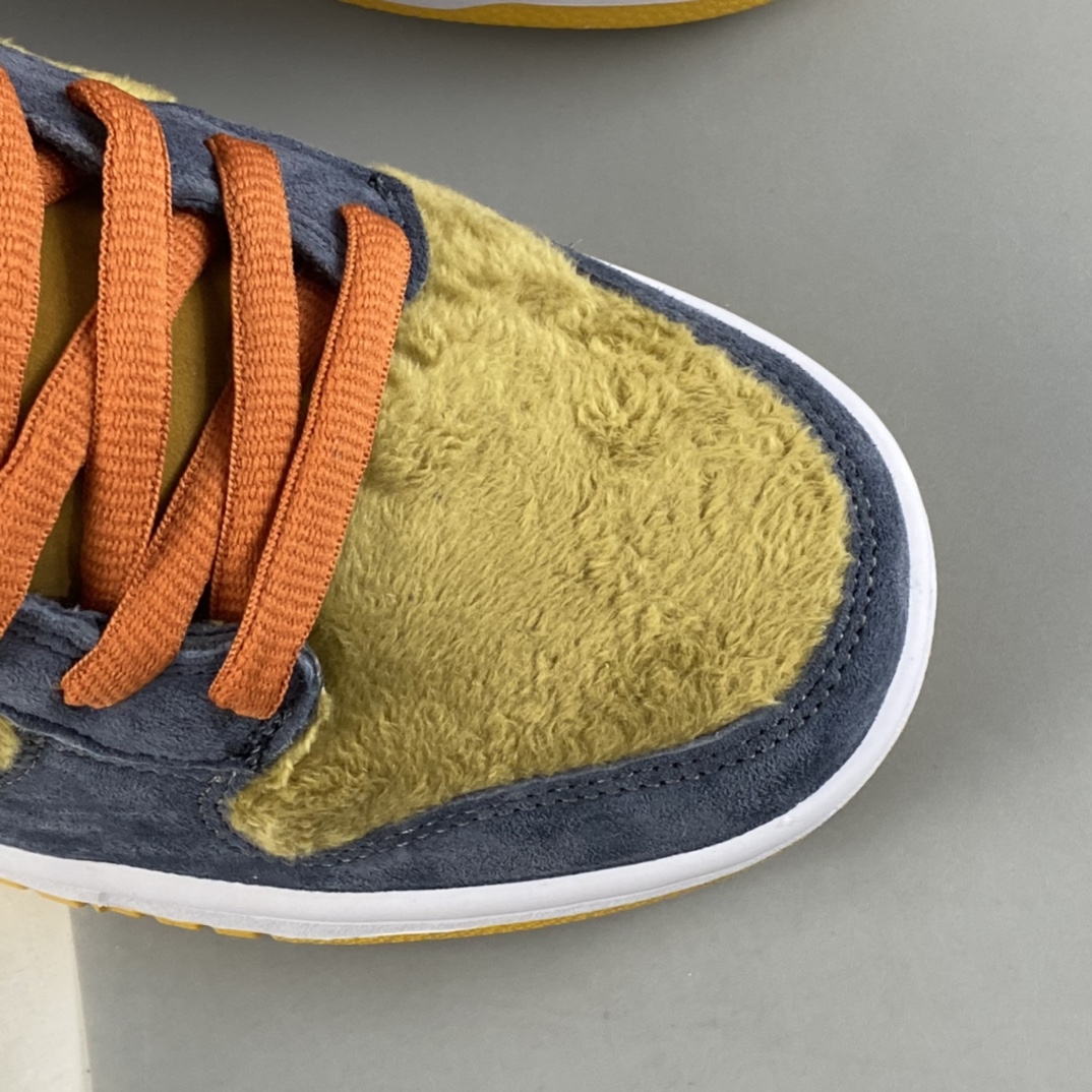 P260 NIKE SB Dunk High Premium”Papa Bears”扣篮系列高帮休闲运动滑板板鞋“海军蓝棕黄熊爸爸”313171-781