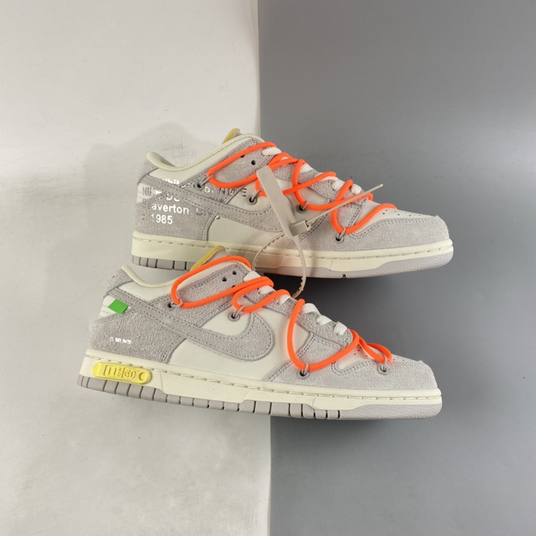 P380   VIRGIL ABLOH设计师独立品牌Off-White x Nike SB Dunk Low”The 50”扣篮系列低帮经典百搭休闲运动板鞋 DJ0950-108