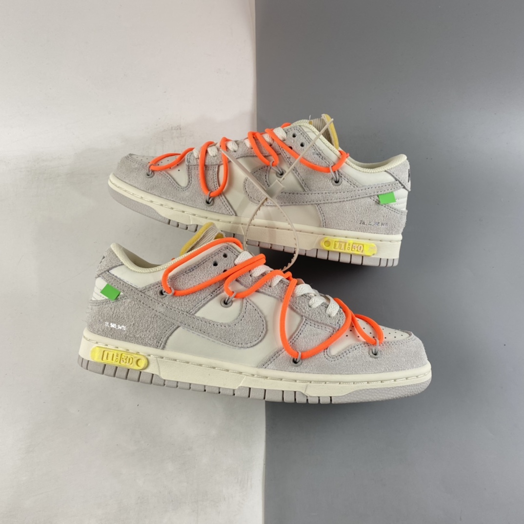 P380   VIRGIL ABLOH设计师独立品牌Off-White x Nike SB Dunk Low”The 50”扣篮系列低帮经典百搭休闲运动板鞋 DJ0950-108