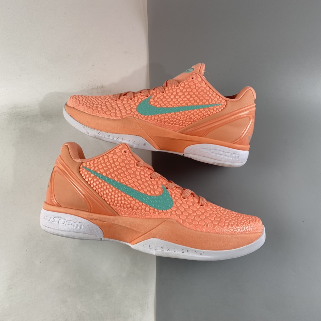P260  NIKE Zoom Kobe VI  科比6代复刻实战运动低帮文化篮球鞋 CW2190-600