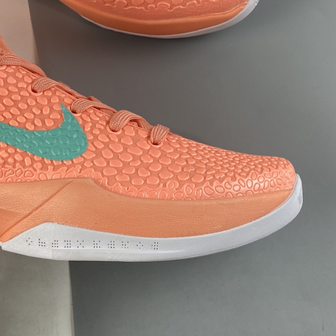 P260  NIKE Zoom Kobe VI  科比6代复刻实战运动低帮文化篮球鞋 CW2190-600