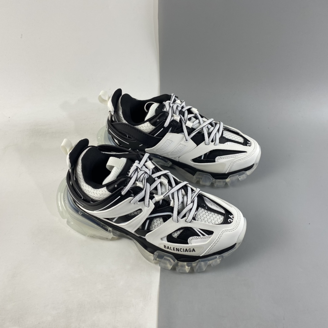 P480   Balenciaga Sneaker Tess s.Gomma MAILLE WHITE/ORANGE 巴黎世家3.0