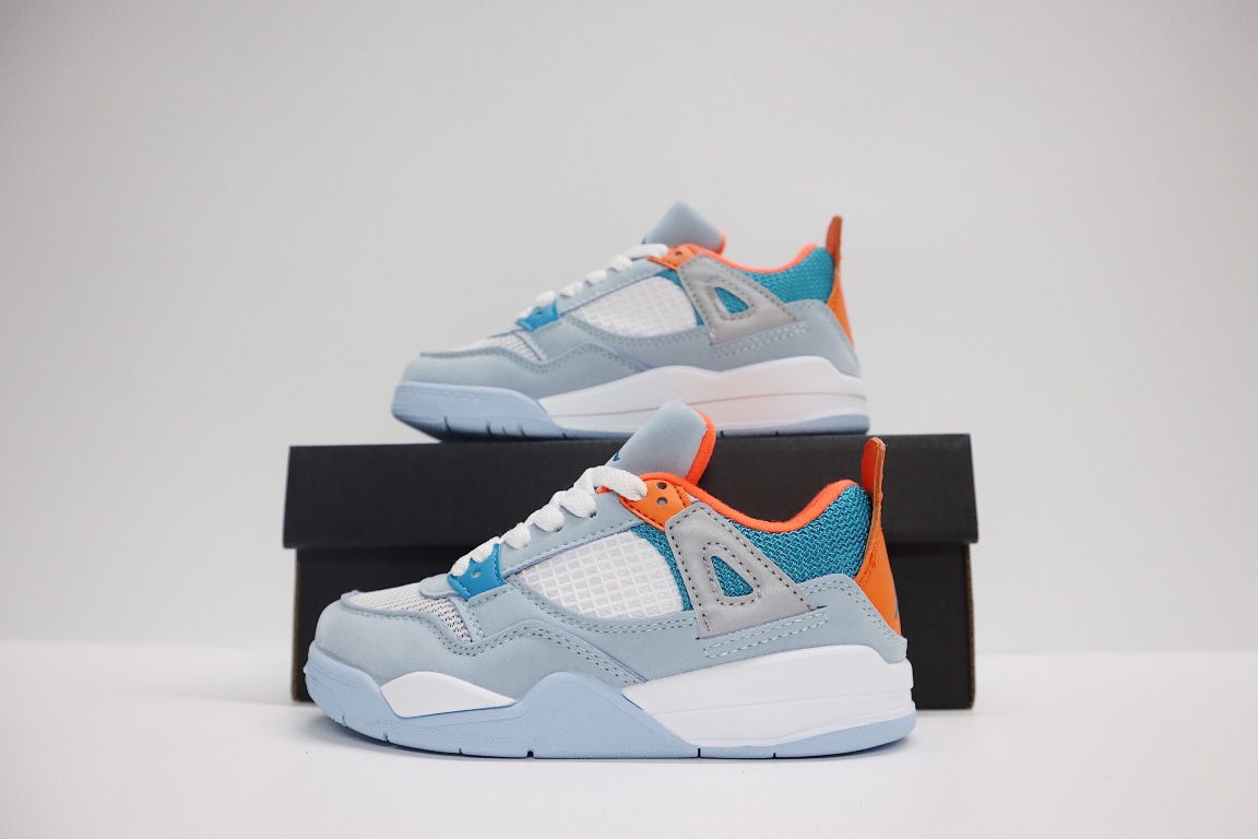 图片[3]-乔4代新款男女童儿童篮球鞋运动鞋 尺码：22-37.5码 潮童必备的AJ4，百搭时尚🆒 采用头层皮打造，高级感满满🈵️ 打理超方便✔️ 橡胶组合大底，耐磨防滑👍🏻 史上最全配色，怎么选都不会踩雷🔥-选品中心