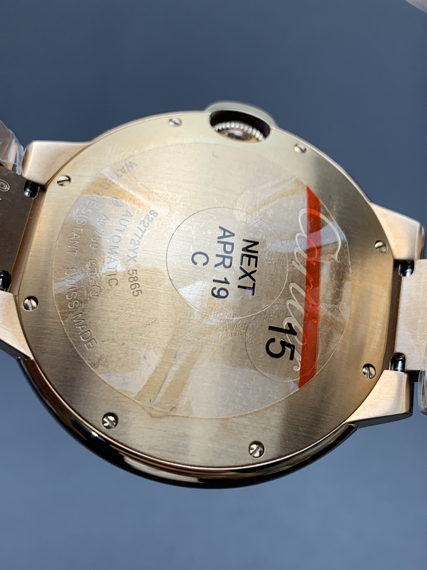 Cartier 玫瑰金 球