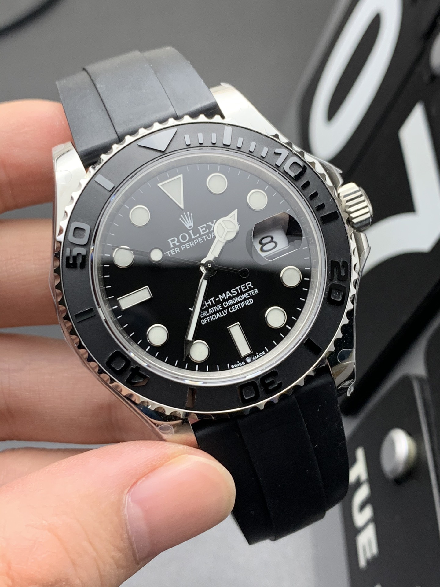 Rolex 3235白金游艇