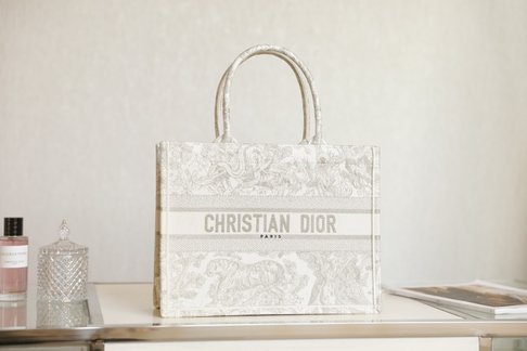 Dior Handbags Tote Bags Gold Embroidery