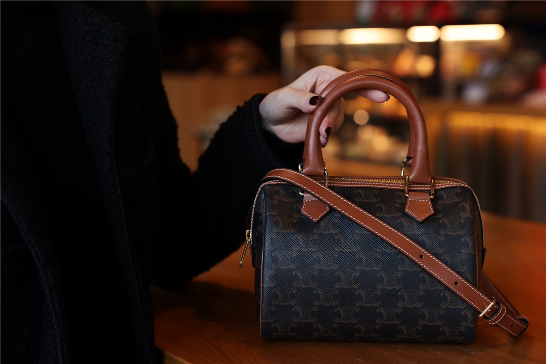 High Quality Designer Replica
 Celine Boston Bags All Copper Spring/Summer Collection Vintage P5483525
