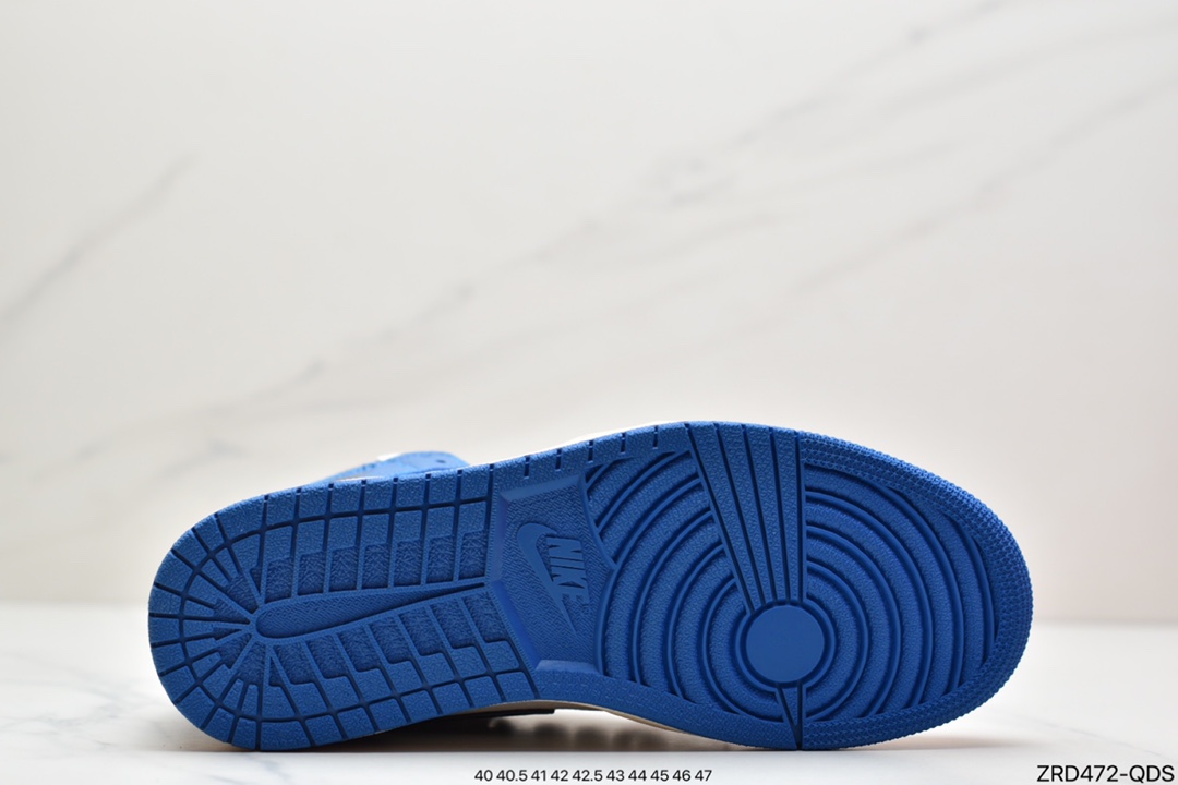 320  Travis Scott x Fragment x Air Jordan 1 High OG SP “Military Blue”闪电倒钩鞋头DH3227-105