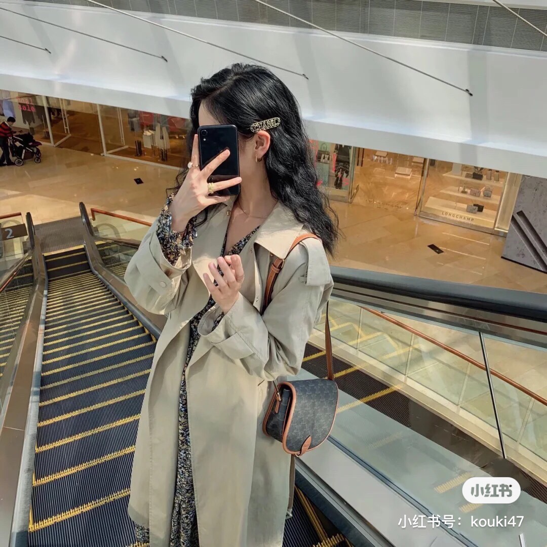 CELINE 2021早春新款马鞍包 191502老花