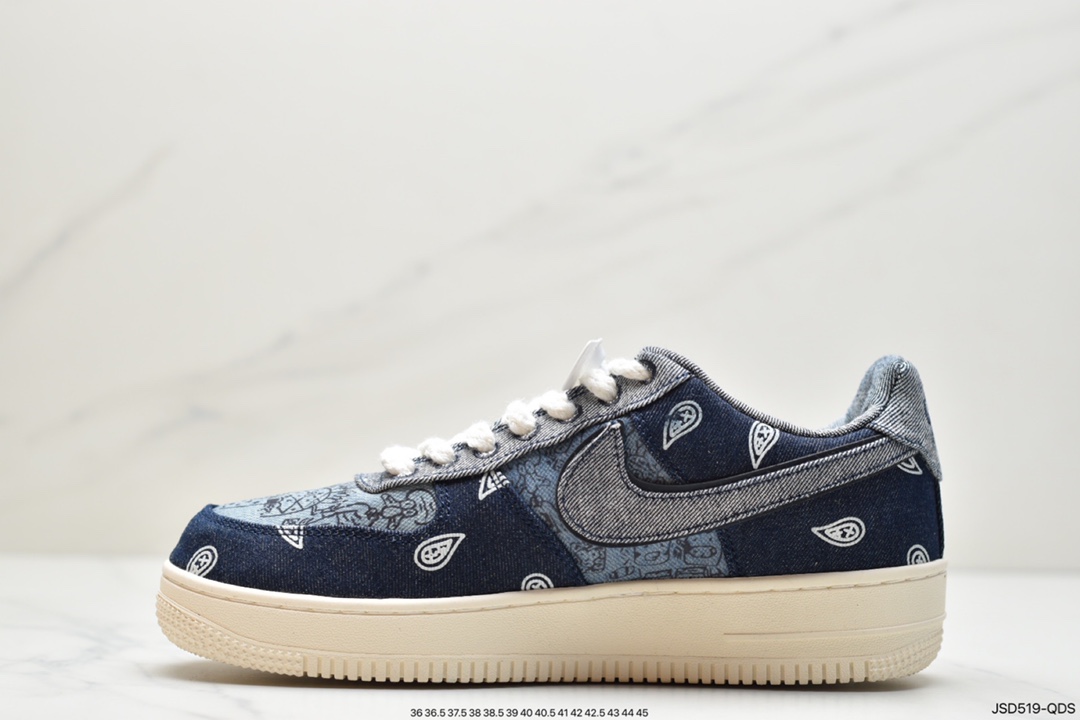 200  Air Force 1 Low 联名新品！空军一号牛仔布板鞋 905345-402