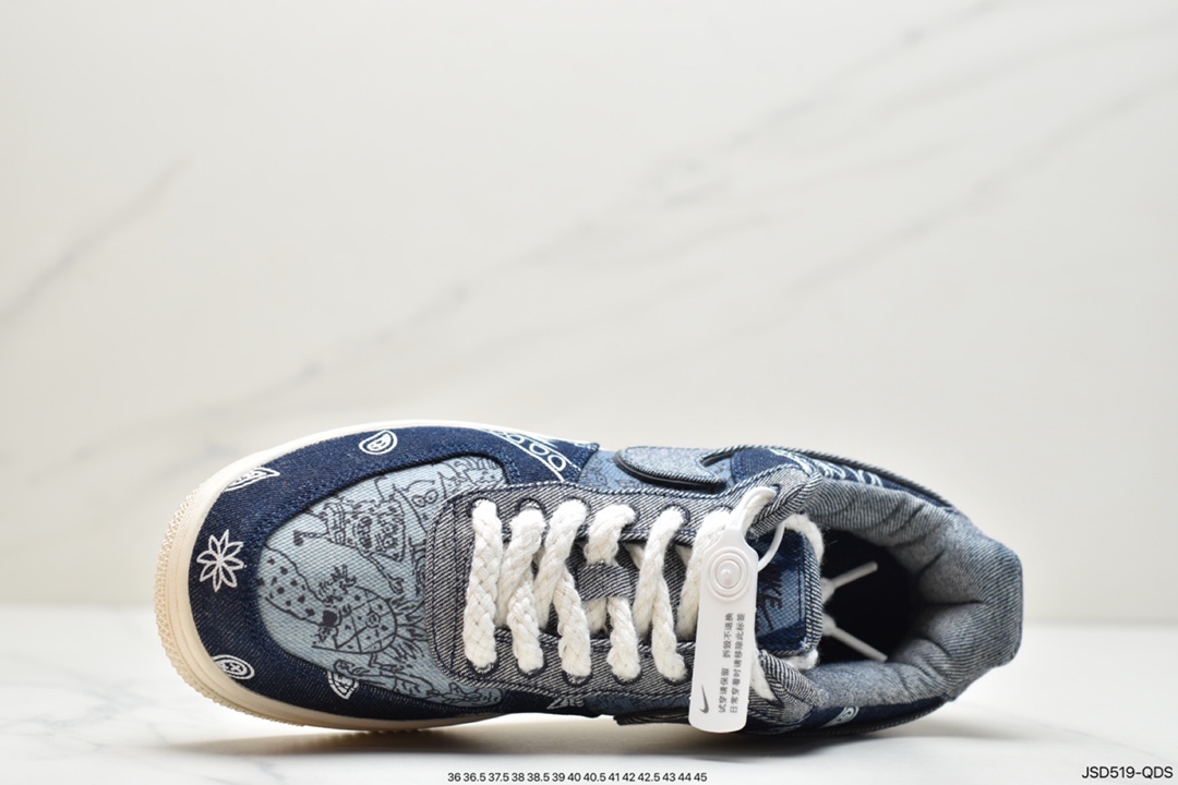 200  Air Force 1 Low 联名新品！空军一号牛仔布板鞋 905345-402