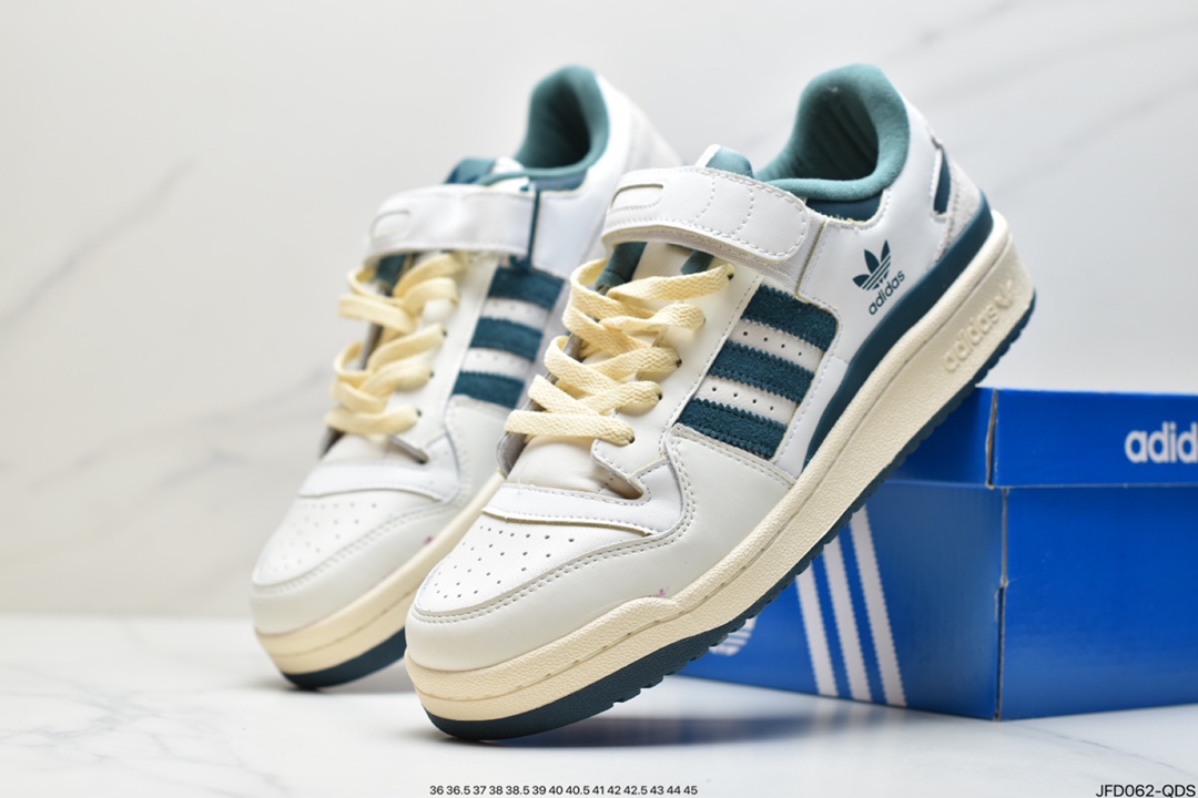 170 阿迪达斯Adidas Forum 84 Low OG “Bright Blue” 低帮百搭潮流休闲运动板鞋GW0299