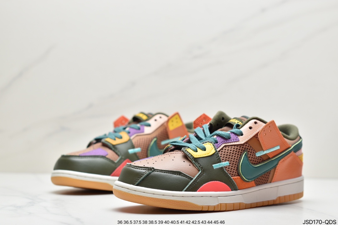 200 耐克Nike Dunk Scrap ”Archeo Brown” 彩拼 DB0500-200