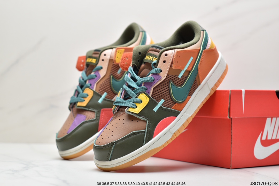 200 耐克Nike Dunk Scrap ”Archeo Brown” 彩拼 DB0500-200