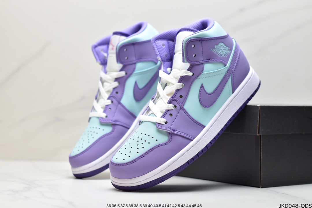 160 耐克Nike Air Jordan 1 Mid “Milan”Light Bone  乔1
