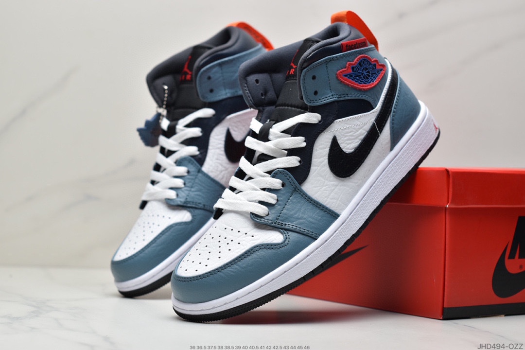190 Air Jordan 1 Mid 乔一中邦 554724-174