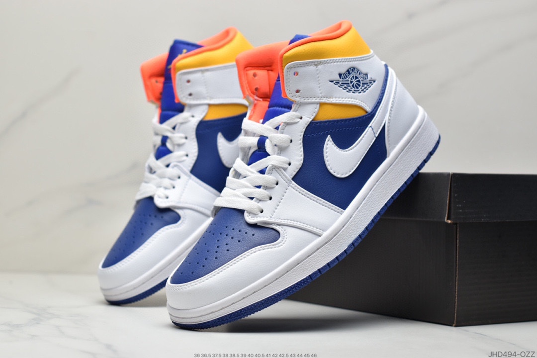 190 Air Jordan 1 Mid 乔一中邦 554724-174