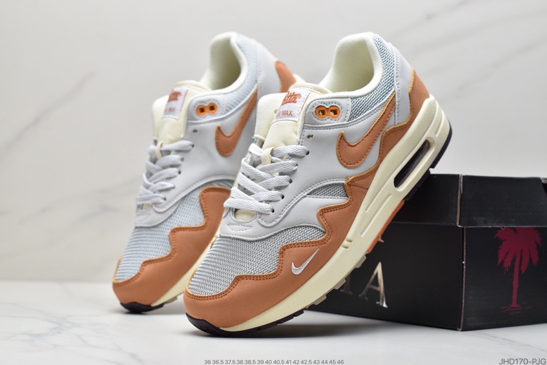 190 耐克Travis Scott x Nike Air Max 1” Wheat/Lemon”改版款低帮复古百搭休闲运动慢跑鞋DH1348