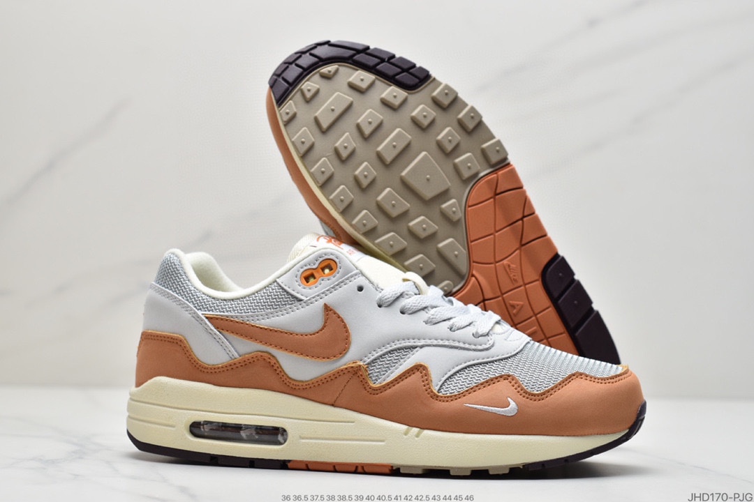 190 耐克Travis Scott x Nike Air Max 1” Wheat/Lemon”改版款低帮复古百搭休闲运动慢跑鞋DH1348