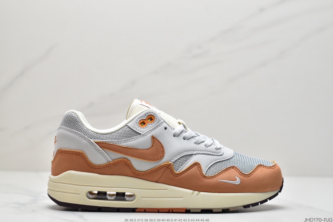 190 耐克Travis Scott x Nike Air Max 1” Wheat/Lemon”改版款低帮复古百搭休闲运动慢跑鞋DH1348