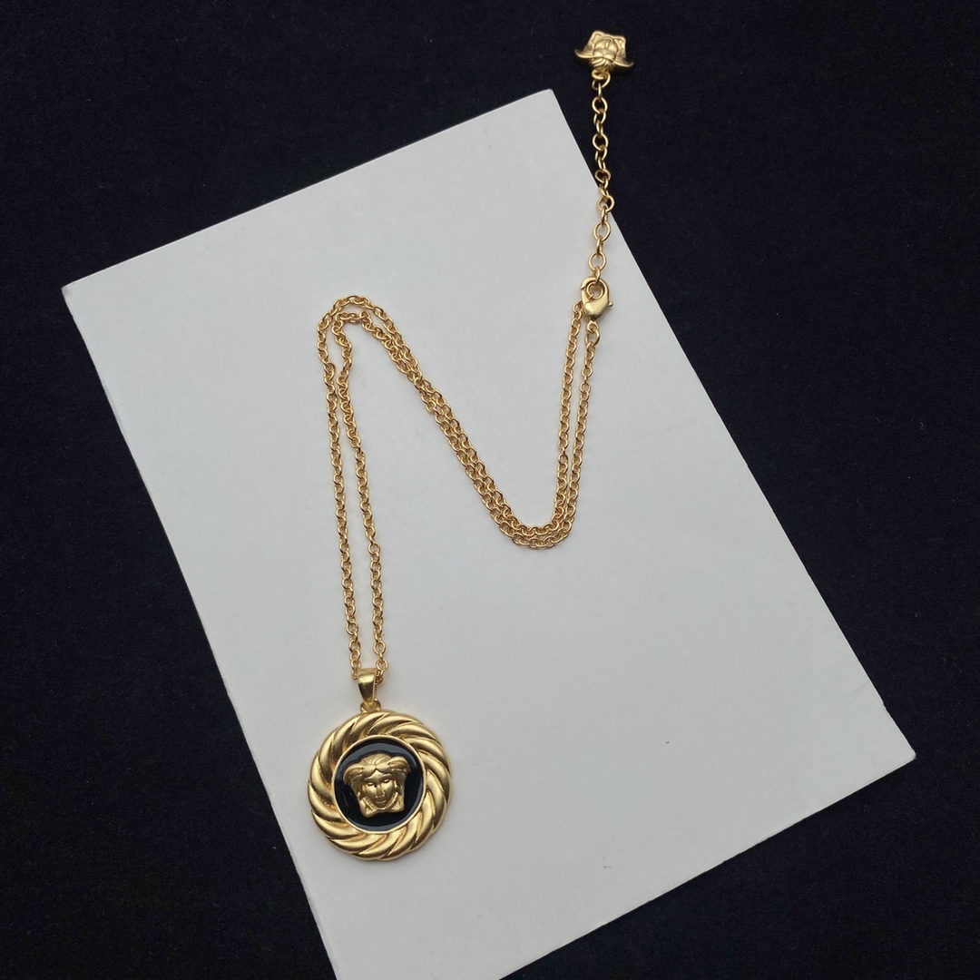 Versace Jewelry Necklaces & Pendants Yellow Brass