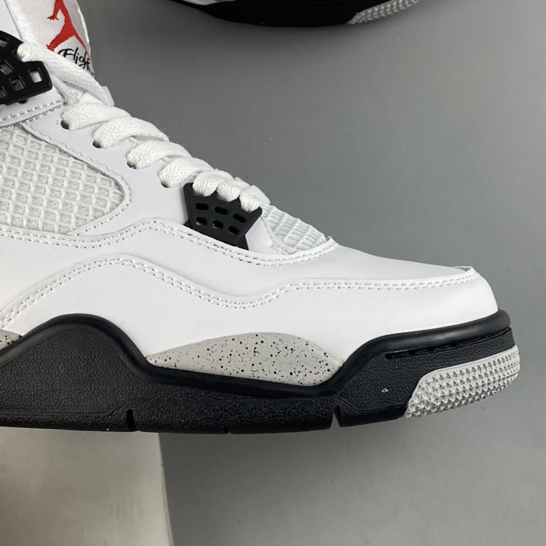 P240  Air Jordan 4 White Cement AJ4 乔4白水泥 白灰 840606-192