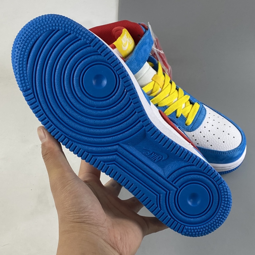 P260 NIKE Air Force 1’07 Mid“Doraemon”空军一号机器猫主题配色中帮板鞋 GB1236-160-莆田鞋,莆田鞋货源,高仿鞋,高仿鞋货源,安福档口,莆田高仿鞋,莆田鞋批发,高仿鞋批发,莆田高仿运动鞋,高仿运动鞋,莆田运动鞋 P260 NIKE Air Force 1’07 Mid“Doraemon”空军一号机器猫主题配色中帮板鞋 GB1236-160