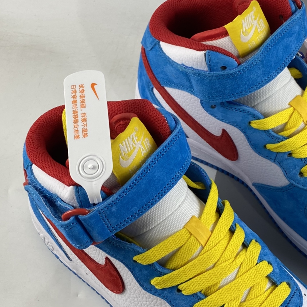 P260 NIKE Air Force 1’07 Mid“Doraemon”空军一号机器猫主题配色中帮板鞋 GB1236-160-莆田鞋,莆田鞋货源,高仿鞋,高仿鞋货源,安福档口,莆田高仿鞋,莆田鞋批发,高仿鞋批发,莆田高仿运动鞋,高仿运动鞋,莆田运动鞋 P260 NIKE Air Force 1’07 Mid“Doraemon”空军一号机器猫主题配色中帮板鞋 GB1236-160